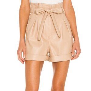 friends bardot leather shorts bardot